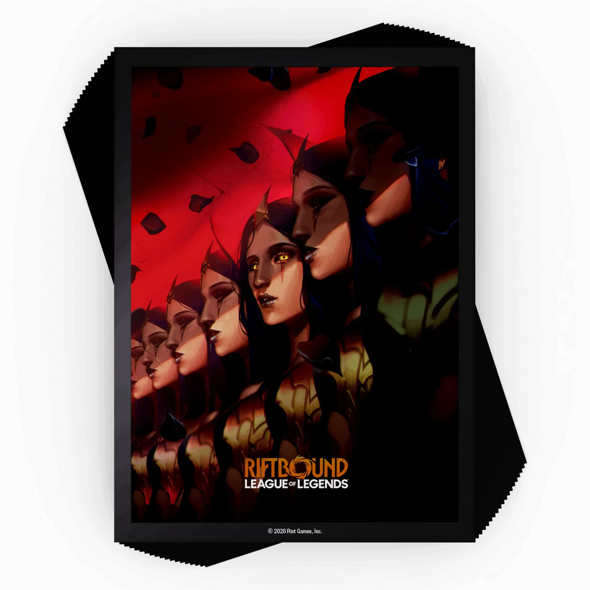 Sleeves Riftbound League of Legends TCG LeBlanc Deceiver 100 Unidades Riot Games