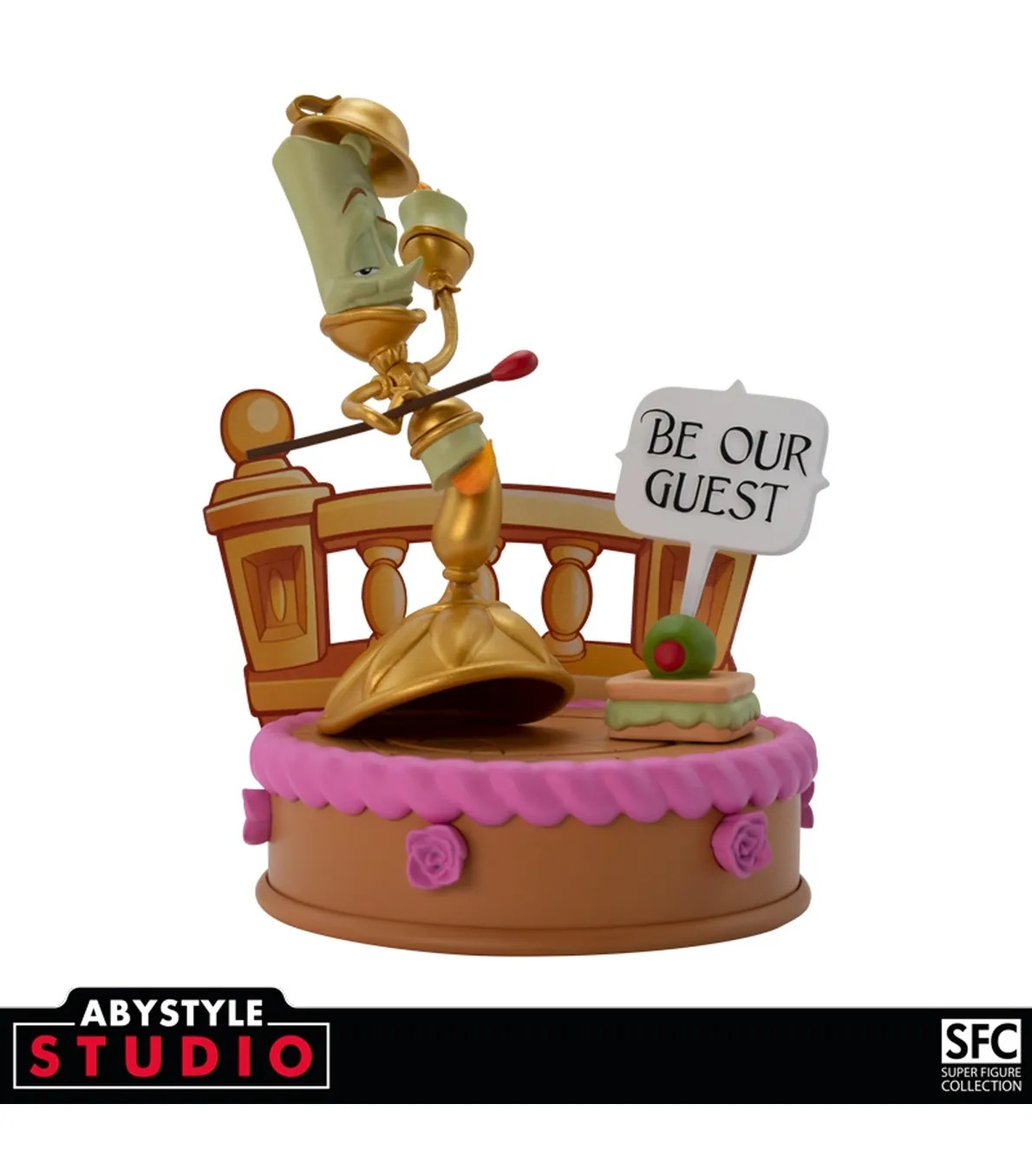 Figura Disney A Bela e o Monstro Lumière Super Figure Collection ABYstyle Studio