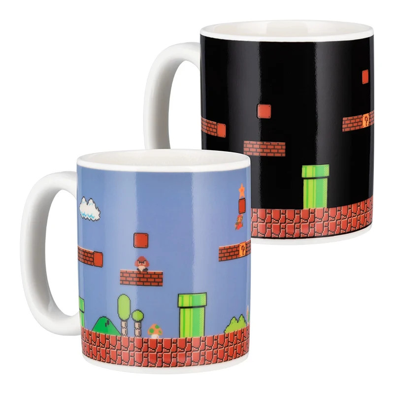 Caneca Termossensível Super Mario Bros Nintendo Paladone