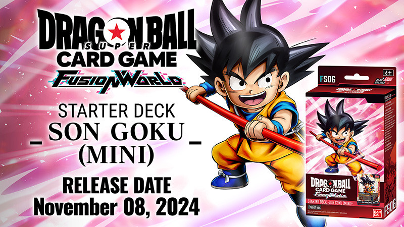 Dragon Ball Super Card Game Fusion World Deck de Démarrage Son Goku (Mini) FS06 Bandai
