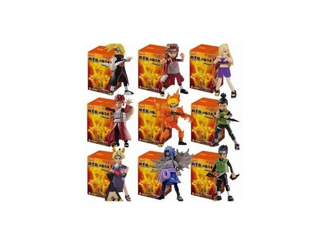 Naruto Shippuden Blind Box Heart of Ninja Galaxy Version 03 9 Unidades Blokees