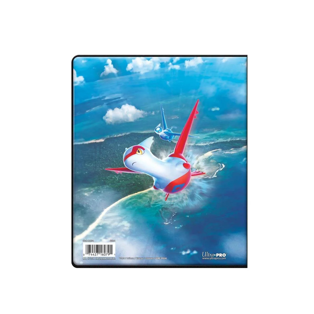 Portfólio 4 Bolsos Pokémon Surging Sparks Tera Alolan Exeggutor, Latias e Latios Ultra PRO