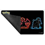 Tapis de jeu Pokémon TCG Foil Neon Kanto Venusaur Charizard Blastoise Ultra Pro