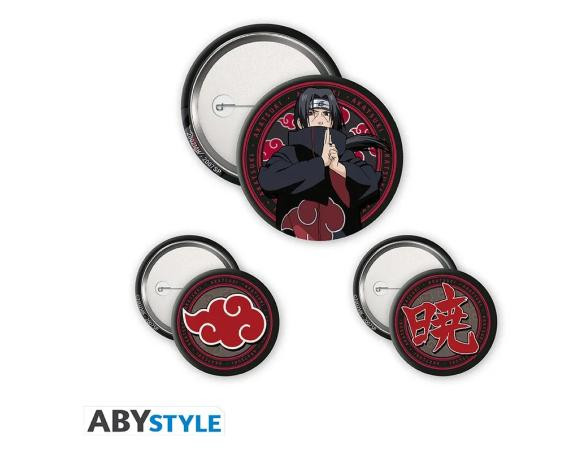 Pins Naruto Shippuden Itachi & Akatsuki Pack 3 ABYstyle