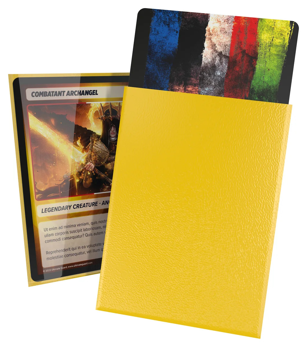 Sleeves Standard Size Yellow Ultimate Guard Cortex 100