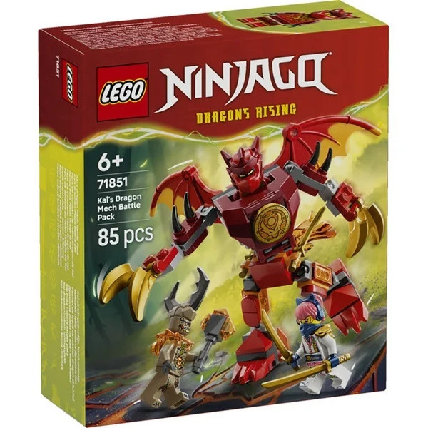 LEGO NINJAGO Pack de Combat Robot Dragon de Kai 71851