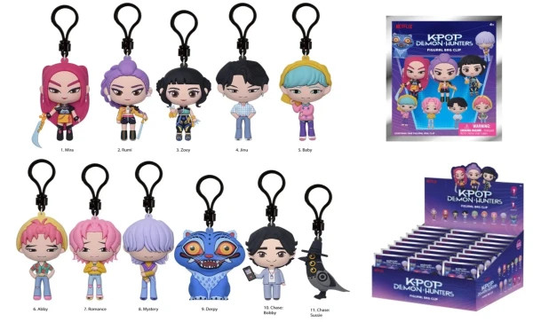 K-Pop Demon Hunters Clip de sac figuratif Série 1 Sachet surprise Monogram