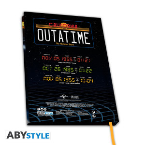 Caderno A5 Back to the Future DeLorean ABYstyle