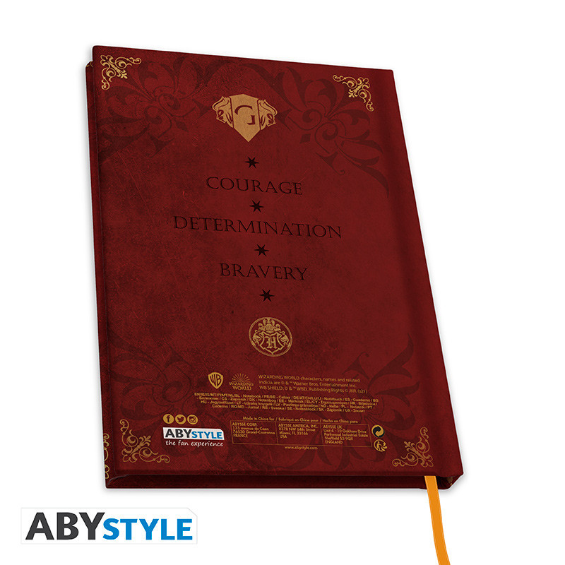 Caderno A5 Harry Potter Gryffindor ABYstyle