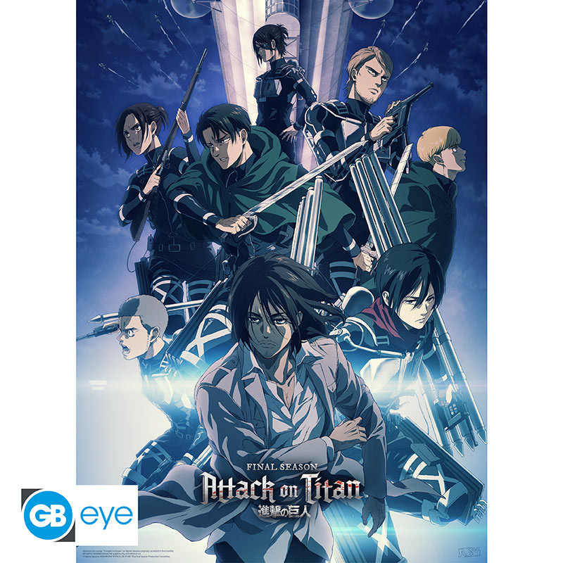 Poster Set Attack on Titan Chibi Season 4 GB Eye
