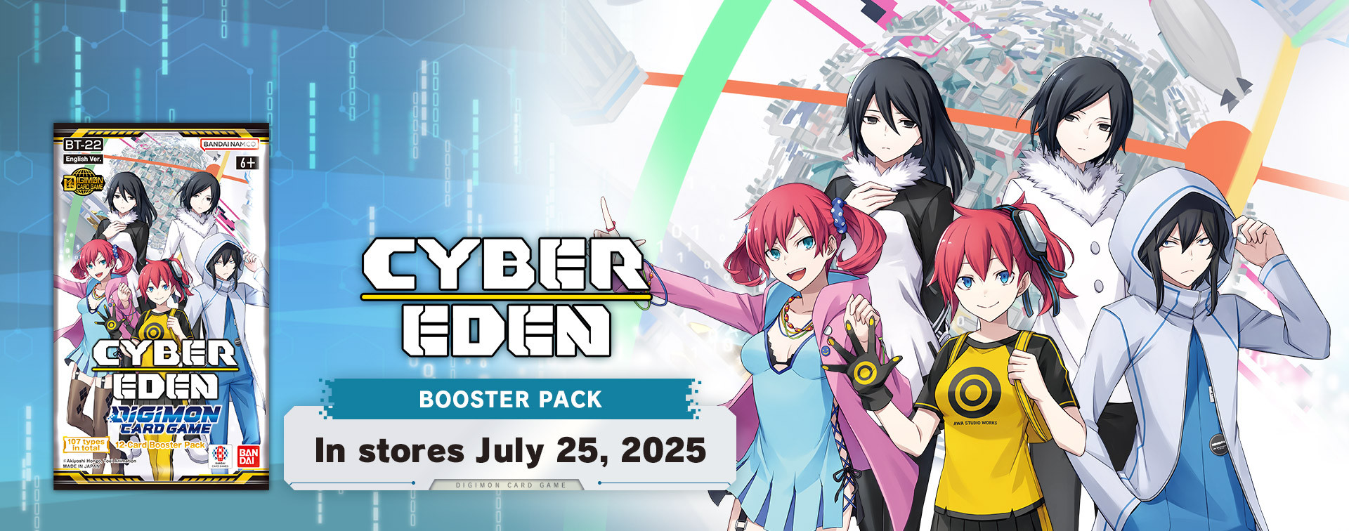Digimon Card Game Cyber Eden BT-22 Booster Box Bandai