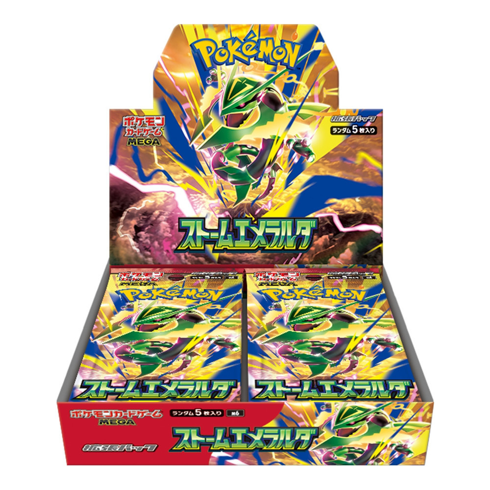 Pokémon TCG Storm Emeralda Booster Box Japonês M6