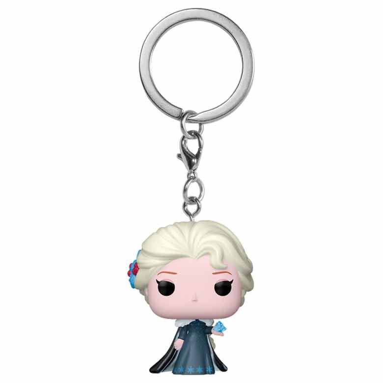 Porta-Chaves Funko Pocket Pop! Disney Frozen Elsa Holiday