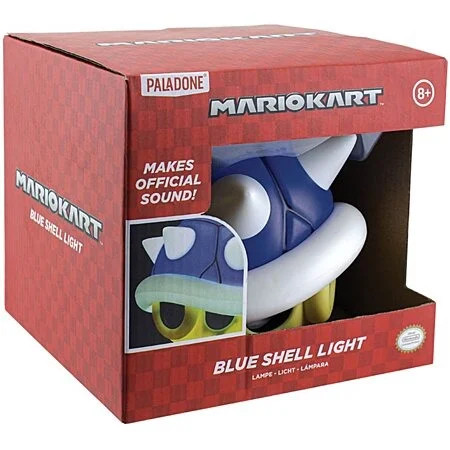 Lâmpada Mario Kart Blue Shell com Som Paladone