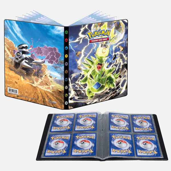 Portfolio 4 Bolsos Pokémon Scarlet & Violet Obsidian Flames Tyranitar & Revavroom Ultra Pro