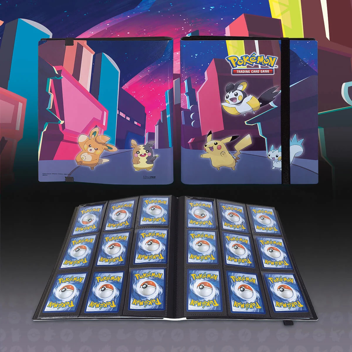 Álbum para Cartas Pokémon 9-Pocket PRO-Binder Shimmering Skyline Ultra PRO