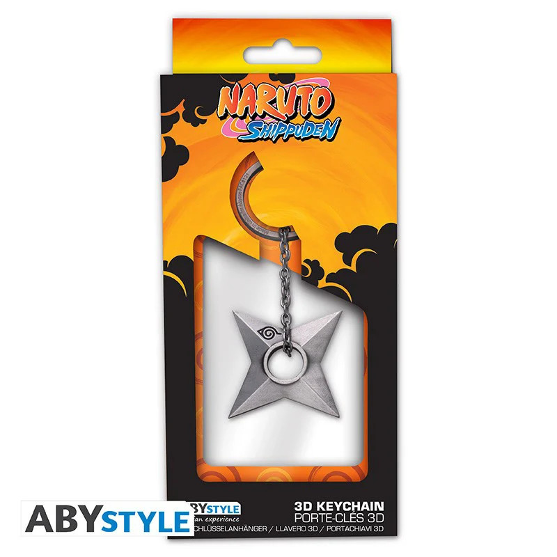 Naruto Shippuden Llavero 3D Shuriken Konoha ABYstyle