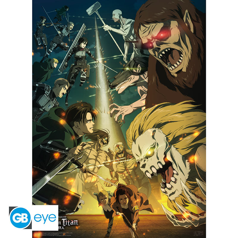 Poster Set Attack on Titan Chibi Season 4 GB Eye