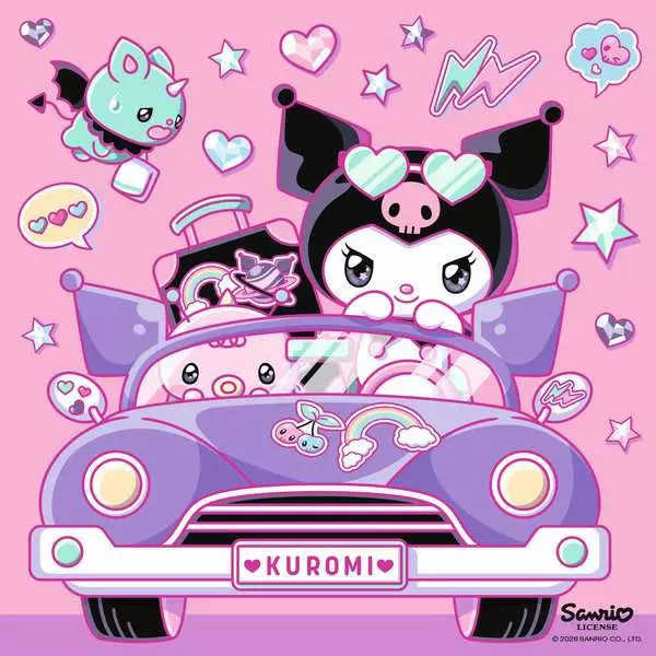 Puzzle Kuromi 3x49 pièces Sanrio Ravensburger