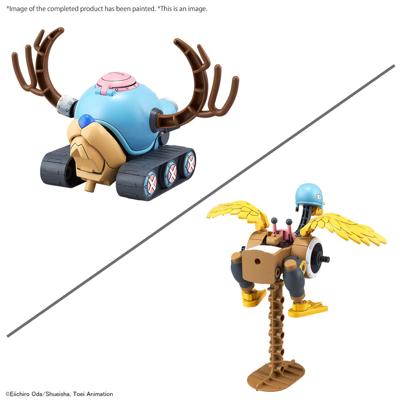 Model Kit One Piece Chopper Robo 1 & 2 Chopper Tank & Chopper Wing Bandai