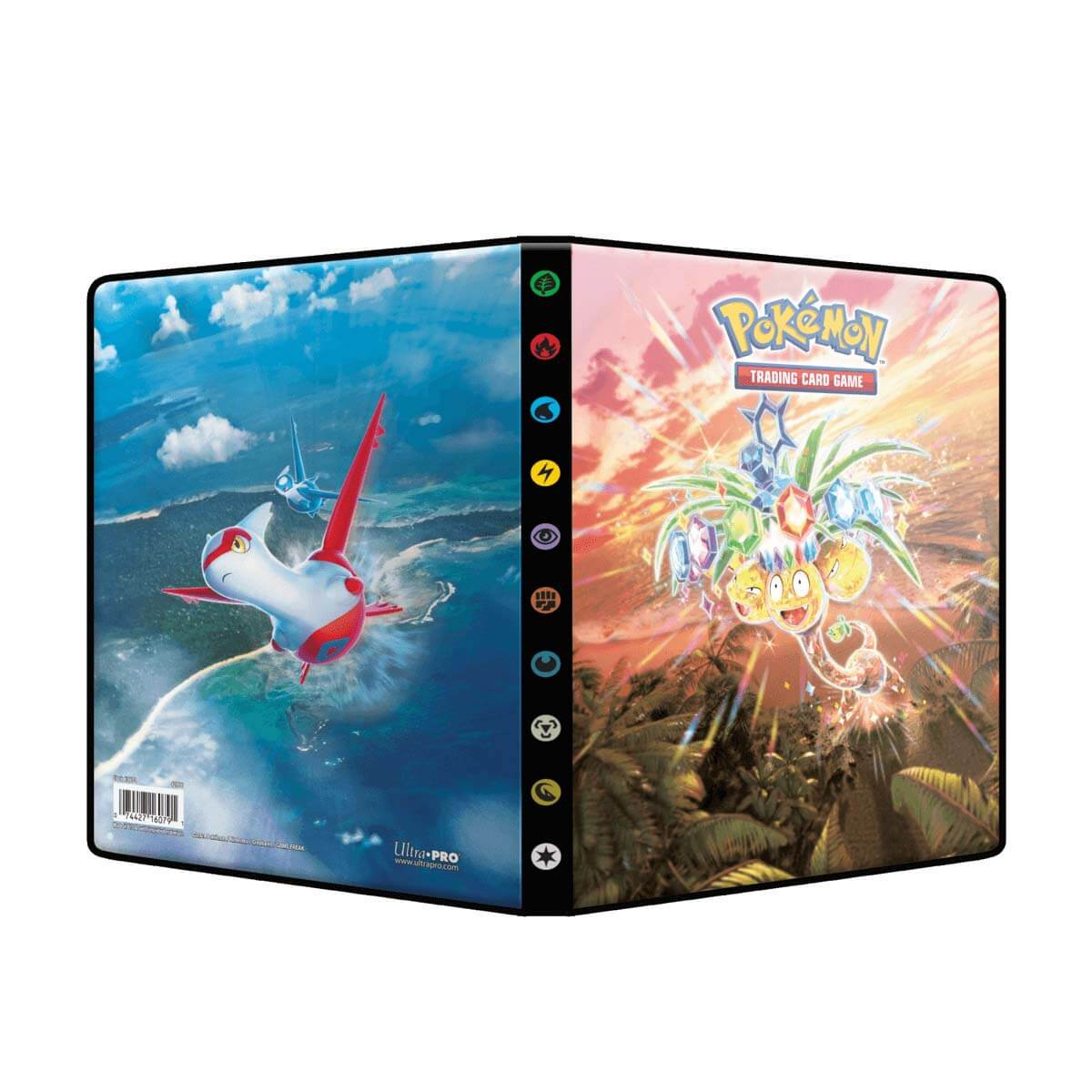 Portfólio 4 Bolsos Pokémon Surging Sparks Tera Alolan Exeggutor, Latias e Latios Ultra PRO