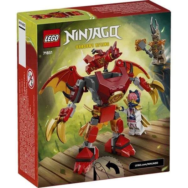 LEGO NINJAGO Pack de Combat Robot Dragon de Kai 71851