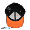 Chainsaw Man Cap Embroidered Logo Black and Orange ABYstyle