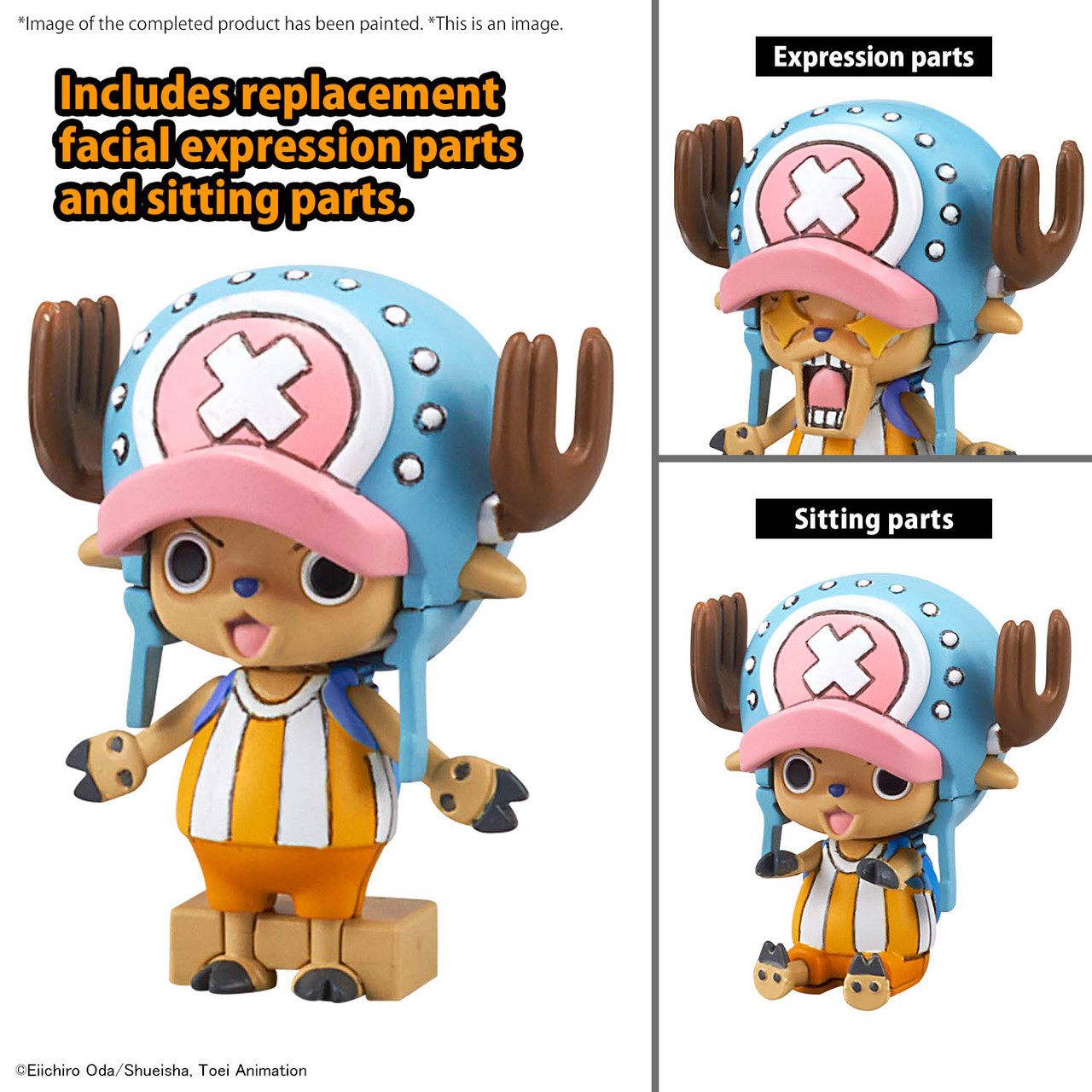 Model Kit One Piece Chopper Robo 1 & 2 Chopper Tank & Chopper Wing Bandai