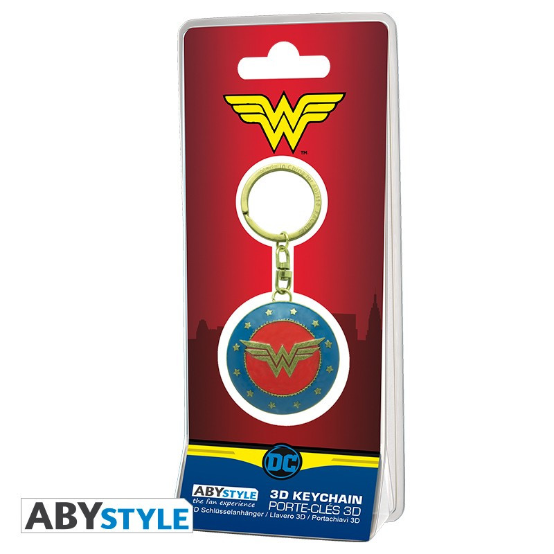 Porta-Chaves DC Comics Escudo Wonder Woman 3D ABYstyle