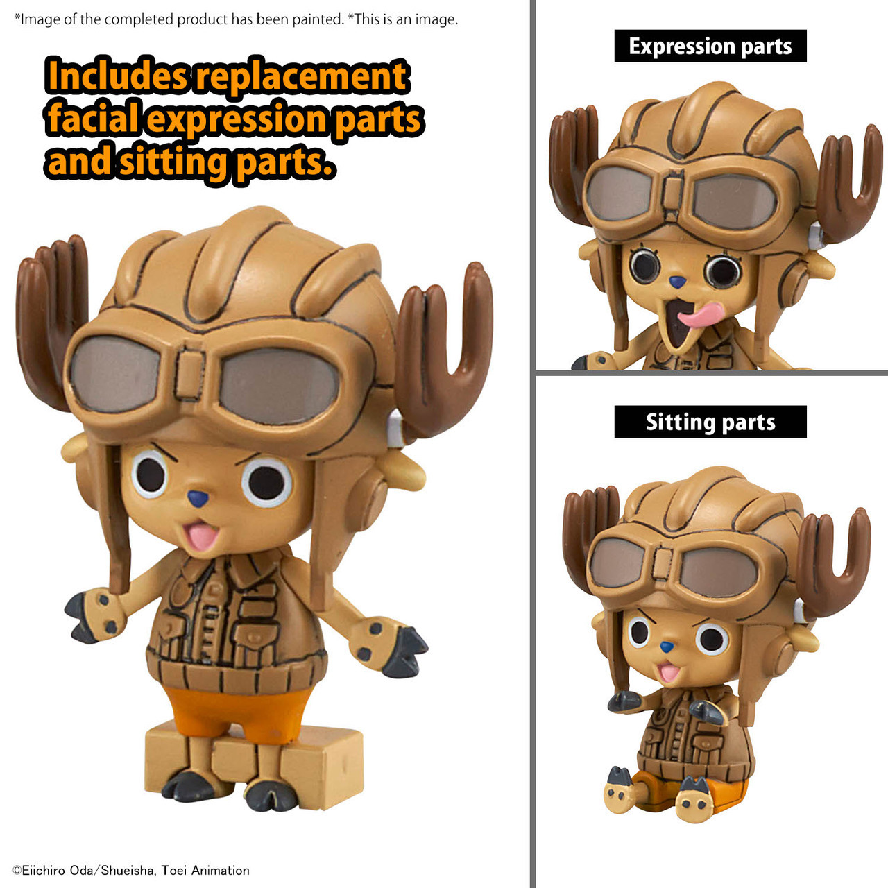 Model Kit One Piece Chopper Robo 1 & 2 Chopper Tank & Chopper Wing Bandai