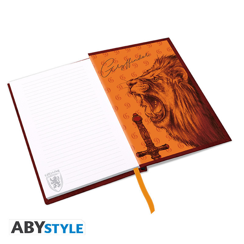 Caderno A5 Harry Potter Gryffindor ABYstyle