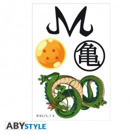 Tatuagens Temporárias Dragon Ball Z Símbolos ABYstyle