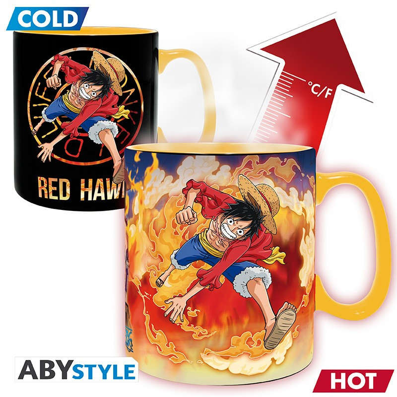 Caneca térmica One Piece Luffy & Sabo 460 ml ABYstyle