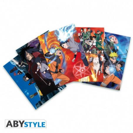 Postais Naruto Shippuden Set 1 x5 ABYstyle