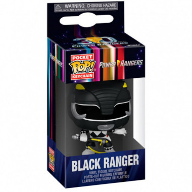 Power Rangers Pocket Pop! Porta-Chaves Black Ranger Funko
