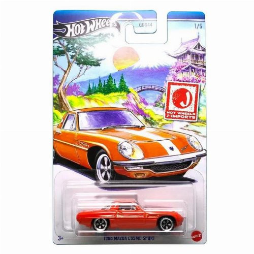 Hot Wheels J-Imports Carro Die-Cast 1968 Mazda Cosmo Sport Mattel