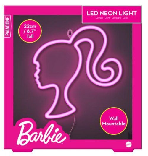Candeeiro LED Neon Barbie Silhueta de Parede Paladone