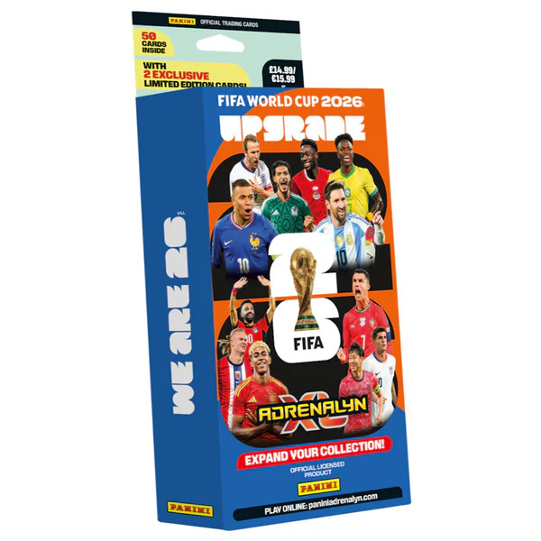 Cartas Adrenalyn XL FIFA World Cup 2026 Upgrade Set Panini