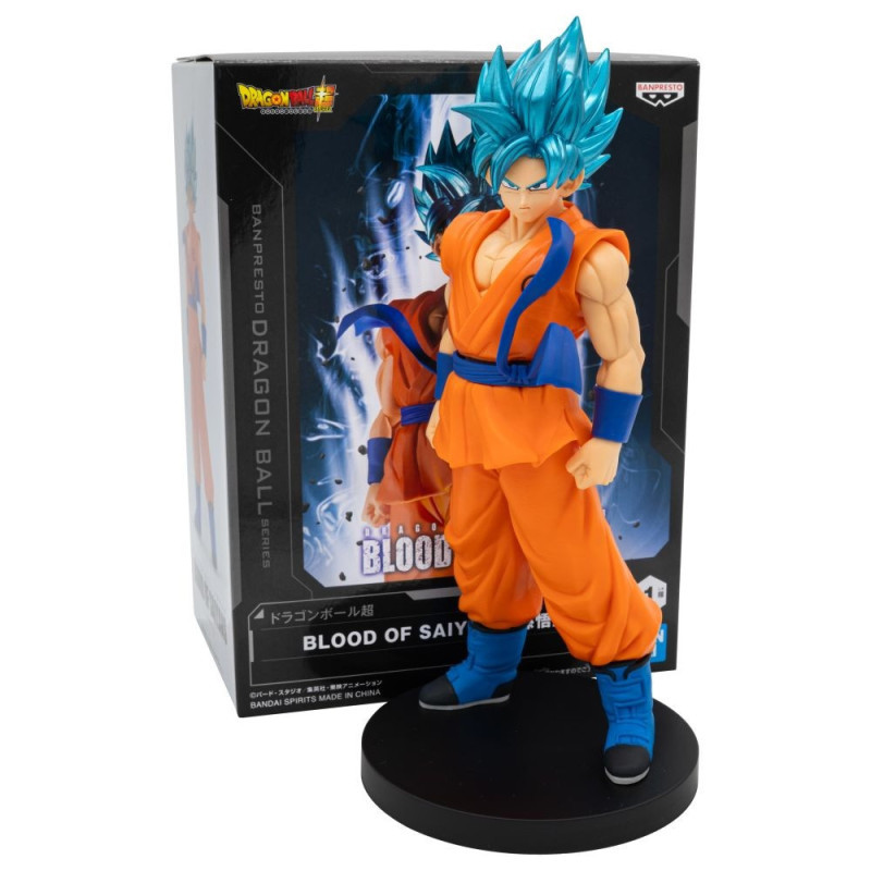 Figura Dragon Ball Super Son Goku Super Saiyan Blue Blood of Saiyans Banpresto