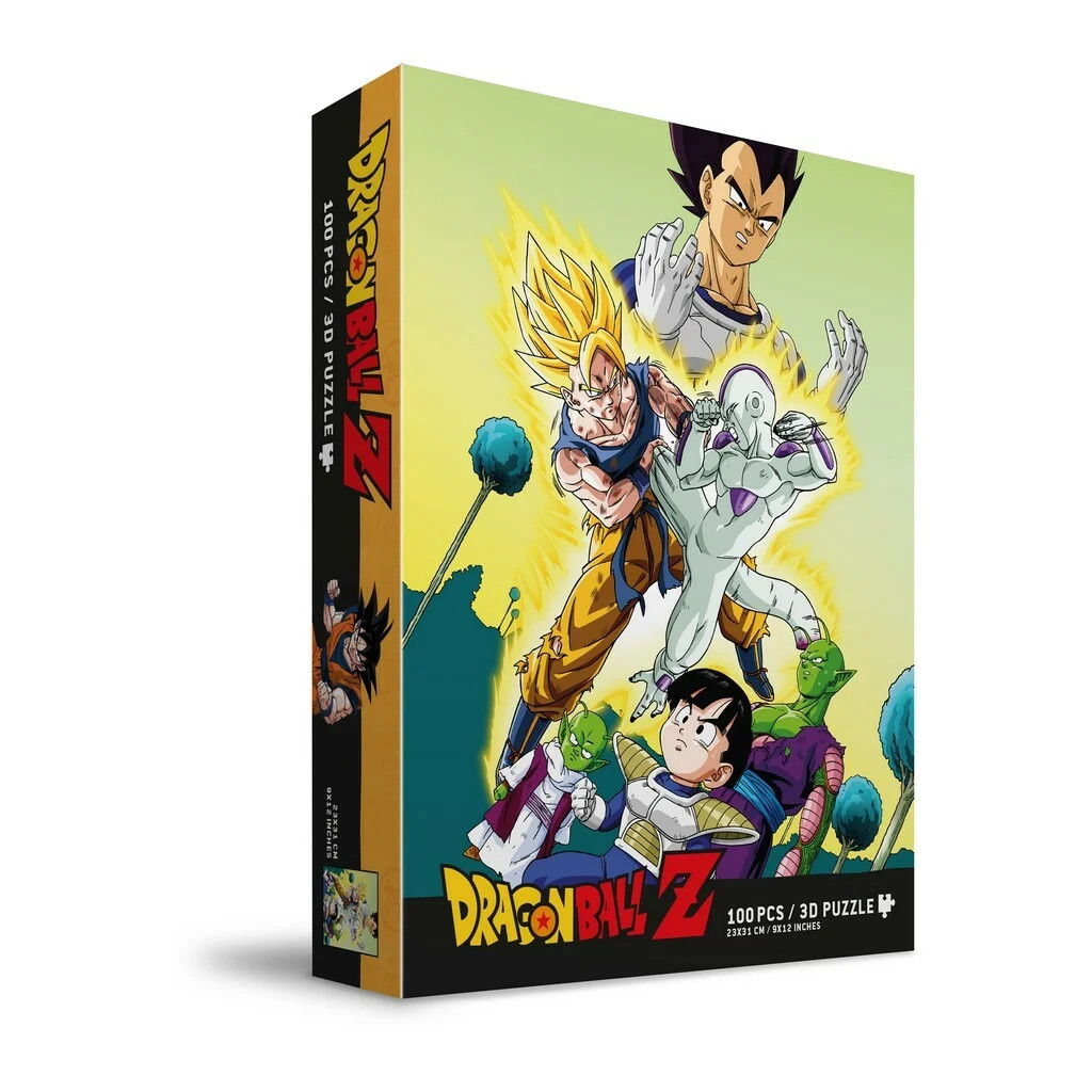 Puzzle 3D Dragon Ball Z Namek Battle 100 Peças SD Toys