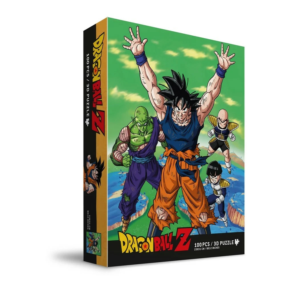 Puzzle 3D Dragon Ball Z Namek Heroes 100 Peças SD Toys