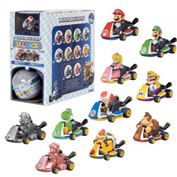 Carro Pull Back Mario Kart Surpresa Nintendo Tomy