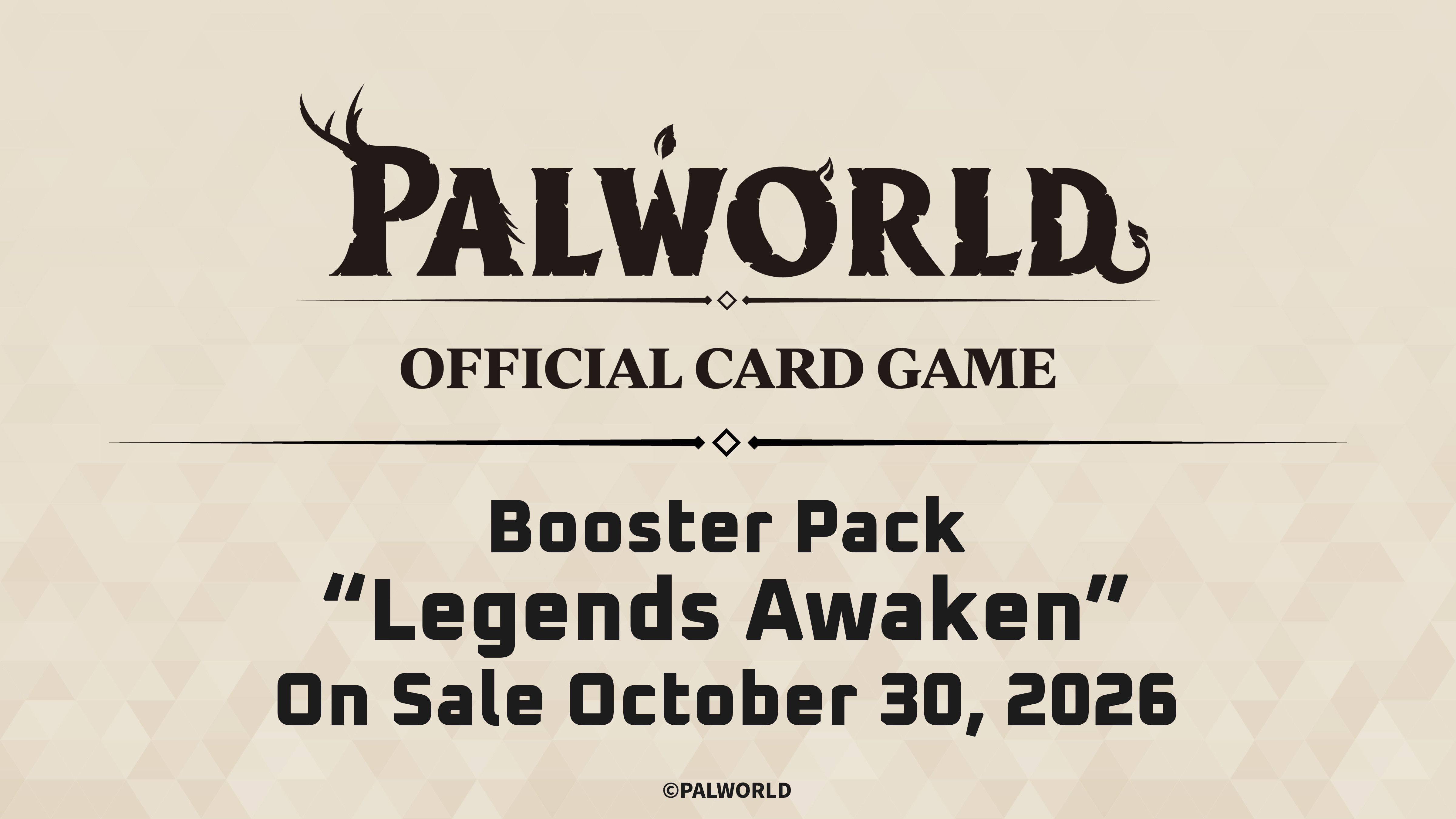Palworld Official Card Game Booster Box Legends Awaken BP02 Bushiroad
