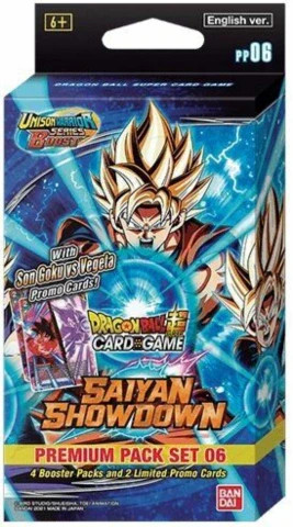 Dragon Ball Super Card Game Premium Pack Saiyan Showdown PP06 Bandai