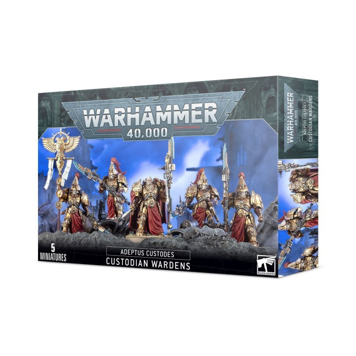 Warhammer 40,000 Adeptus Custodes Custodian Wardens Figurines Games Workshop