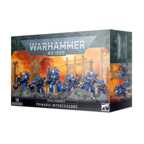Warhammer 40,000 Space Marines Primaris Intercessors Miniatures Games Workshop