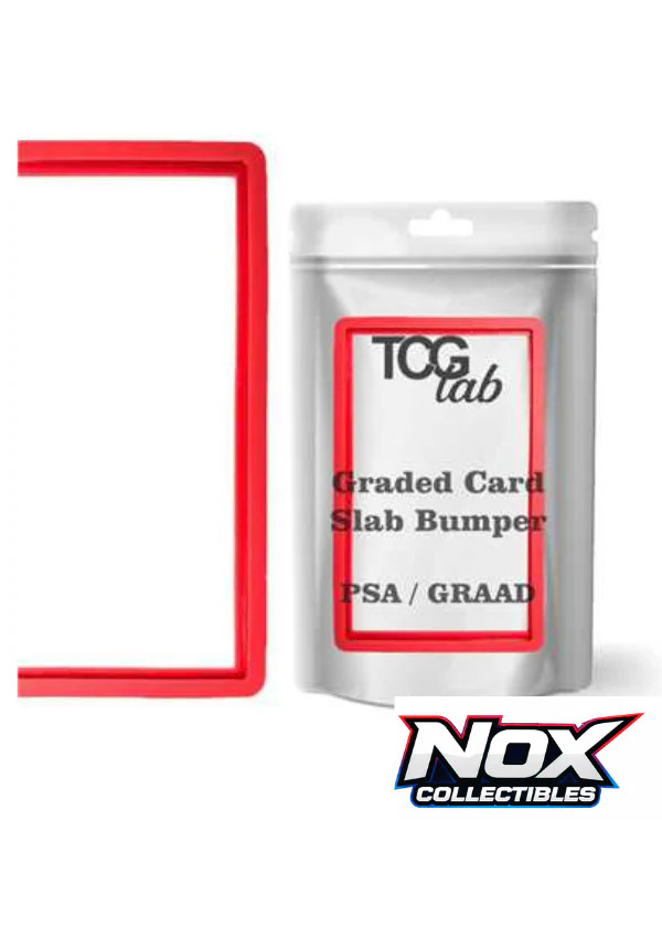 Bumper para Graded Cards PSA/GRAAD Vermelho em Silicone TGC Lab
