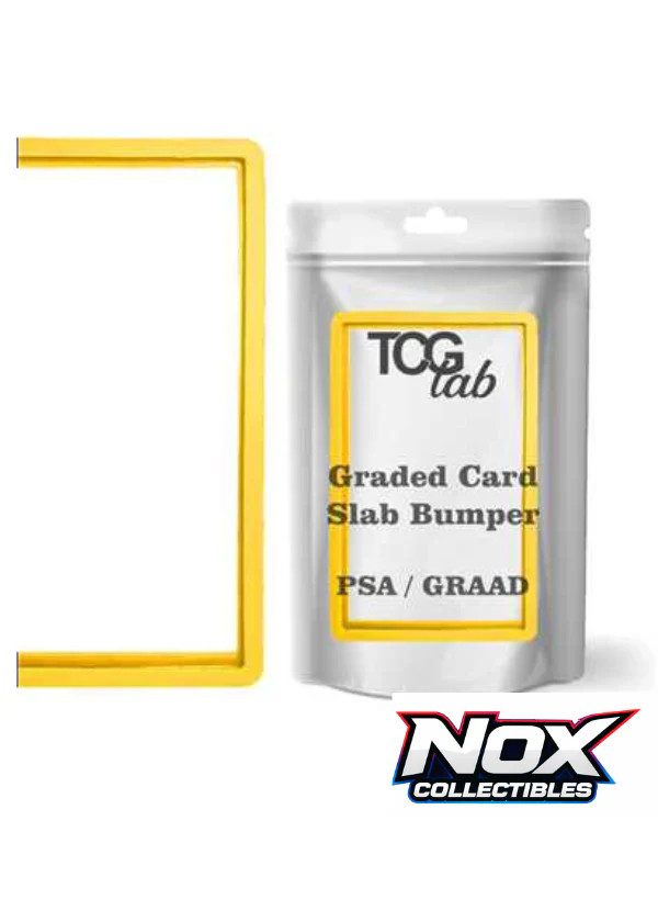 Bumper para Graded Cards PSA/GRAAD Amarelo em Silicone TCG Lab