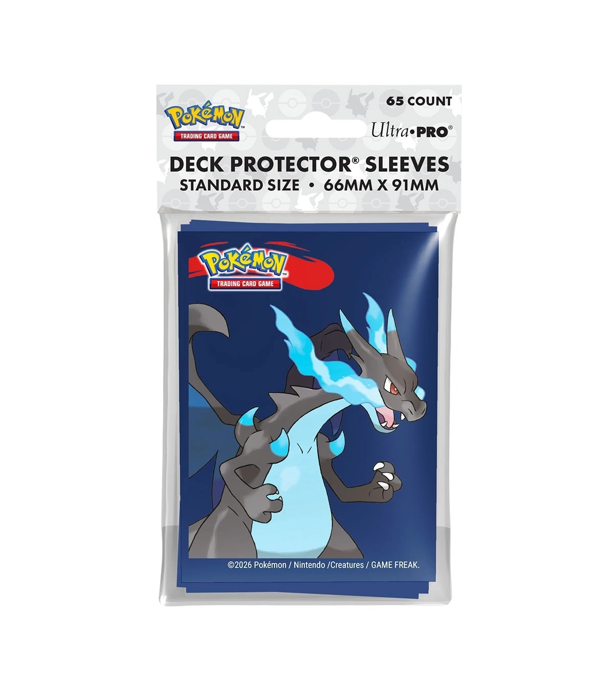 Pokémon Deck Protector Sleeves Mega Charizard X 65 Unidades Ultra PRO