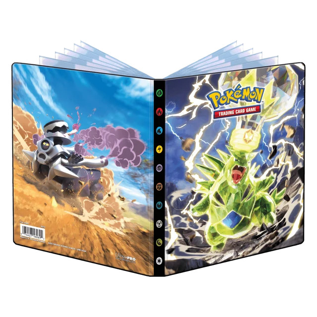 Portfolio 4 Bolsos Pokémon Scarlet & Violet Obsidian Flames Tyranitar & Revavroom Ultra Pro